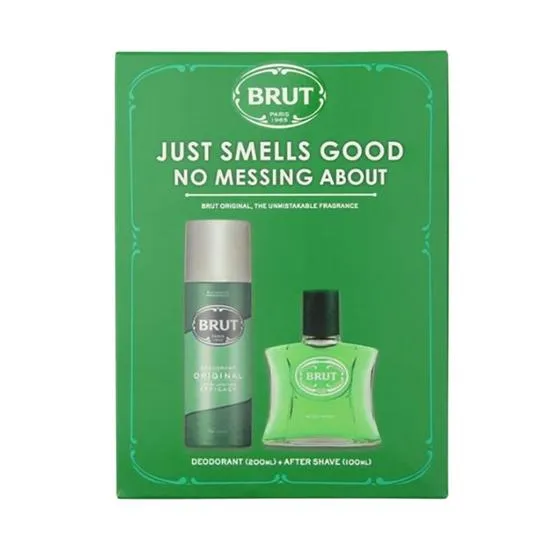 Brut Gift Set 100Ml Aftershave + 200Ml Deodorant Spray