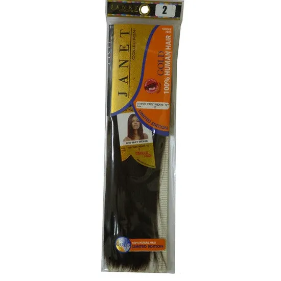 Janet Collection Human Hair Yaky Weave