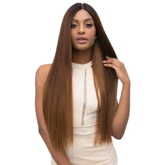 Janet Collection Extended Deep Part Synthetic Leah Lace Wig