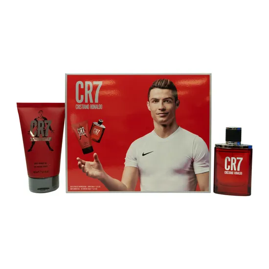 Cristiano Ronaldo Men's White Cr7 Eau De Toilette Spray 30Ml Body Shower Gel 150Ml In 180Ml - Image 2