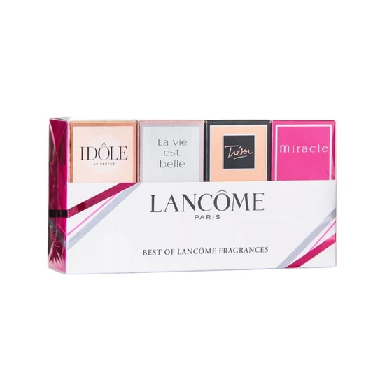 Lancôme Best Of Lancome Minuature Fragrances Gift Set 5ml Eau De Parfum Idole + 4ml Eau De Parfum La Vie Est Belle + 7.5ml Eau De Parfum Tresor + 5ml Eau De Parfum Miracle