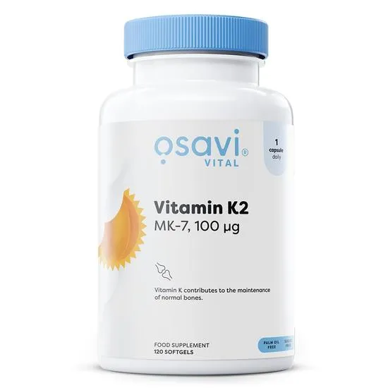 Osavi Vitamin K2 Mk-7, 100Mcg - 120 Softgels - Image 3