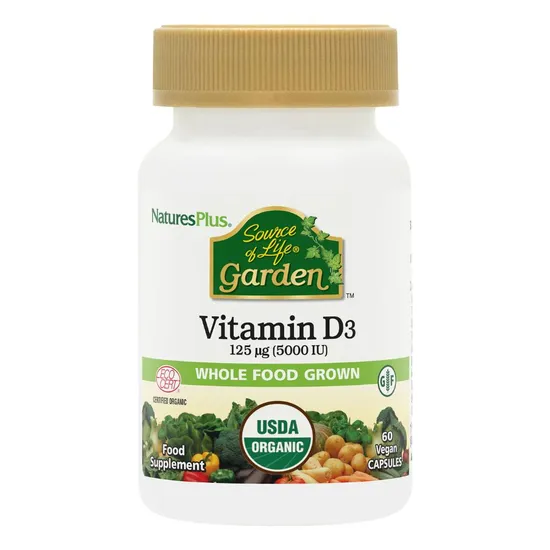 Nature's Plus Source Of Life Garden Organic Vitamin D3 5000iu Vegicaps