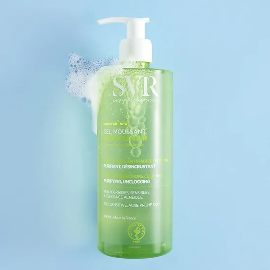 Svr Sebiaclear Foaming Salicylic Acid Cleanser, 400Ml Lloyds Pharmacy - Image 3