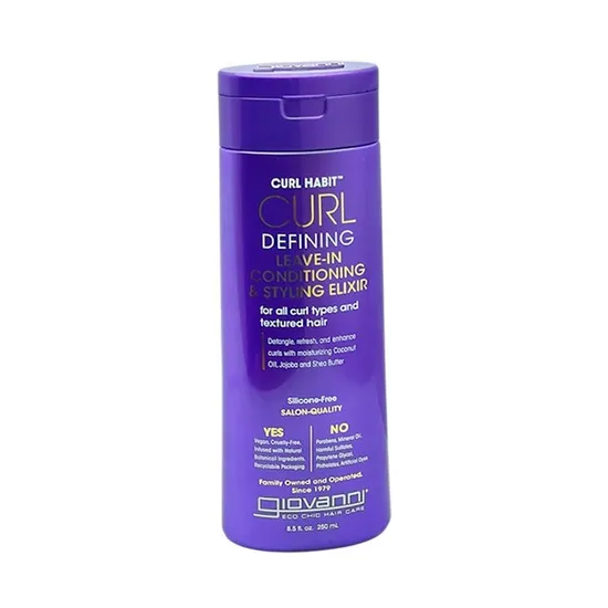 Giovanni Curl Habit Curl Defining Leave-In Conditioning Styling Elixir