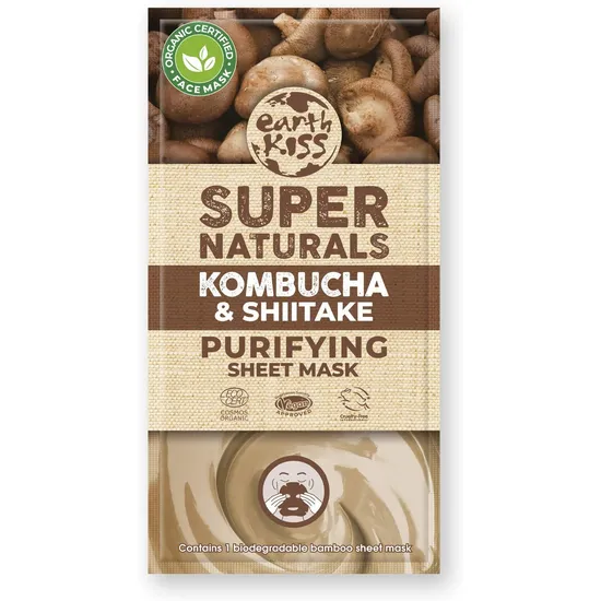 Montagne Jeunesse Earth Kiss Super Naturals Kombucha & Shiitake Purifying Sheet Mask