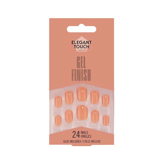 Elegant Touch Apricot Crush Nail Gel Finish