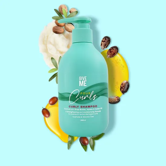 Give Me Four Curls Moisturising Shea Butter Shampoo