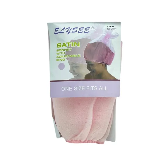 Elysee Star Satin Bonnet With Adjustable Ring
