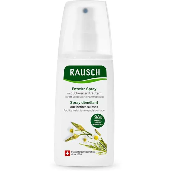 Rausch Detangling Spray Conditioner With Swiss Herbs 100Ml