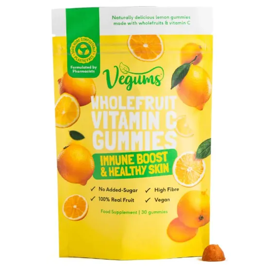 Vegums Wholefruit Vitamin C Gummies 30 Gummies