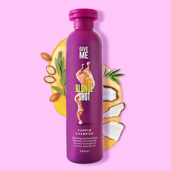 Give Me Blonde Shot Blonde Enhancing Toning Purple Shampoo