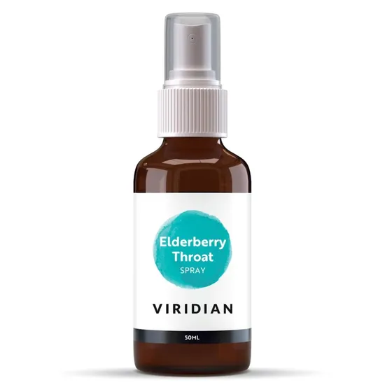 Viridian 100% Organic Elderberry Throat Spray
