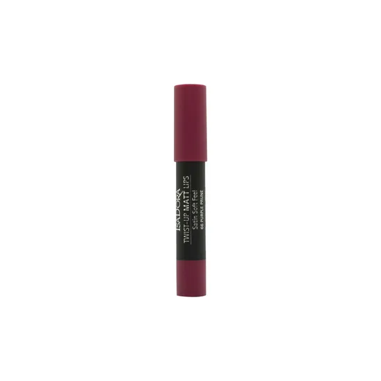 Isadora Women's Purple Twist-Up Matte Lipstick 66 Plum 3.3G For - Image 3