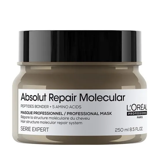 L'oreal Professionnel Unisex Absolut Repair Molecular Rinse-Off Mask 250Ml - Luxurious Look - Image 6