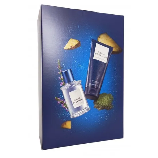 David Beckham Classic Blue Gift Set 50ml Eau De Toilette + 200ml Shower Gel