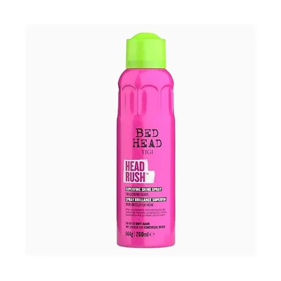 Tigi Headrush Shine Hair Spray For Smooth Shiny-Hair, 200ml in Clear - Image 8