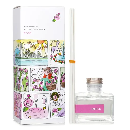 Daily Aroma Japan Tsutsu Uraura Deodorant Reed Diffuser Rose