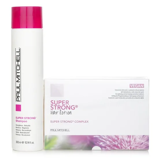 Paul Mitchell Strength Super Strong Complex Programme Set: Shampoo + Hair Lotion