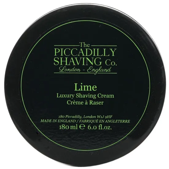 Taylor Of Old Bond Street The Piccadilly Shaving Co. Lime Luxury Shaving Cream - 180Ml/6Oz - Image 3
