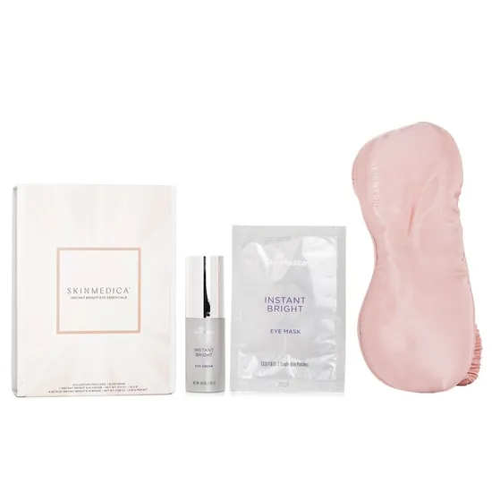 Skin Medica Instant Bright Eye Essentials Set: Instant Bright Eye Cream + Instant Bright Eye Masks + Sleep Mask 1pc