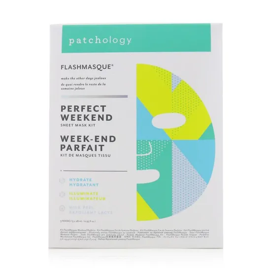 Patchology FlashMasque 5 Minute Sheet Mask Perfect Weekend Sheet Mask Kit: