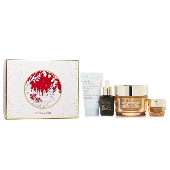 Estée Lauder Firm & Lift Wonders Set: Perfectly Clean Cleanser + Advanced Night Repair + Revitalising Supreme + Eye Balm