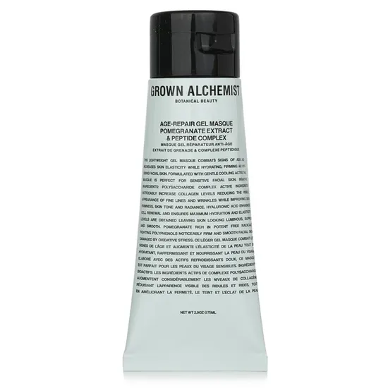 Grown Alchemist Womens Age-Repair Gel Masque - Pomegranate Extract, Peptide Complex - 75ml - Image 2