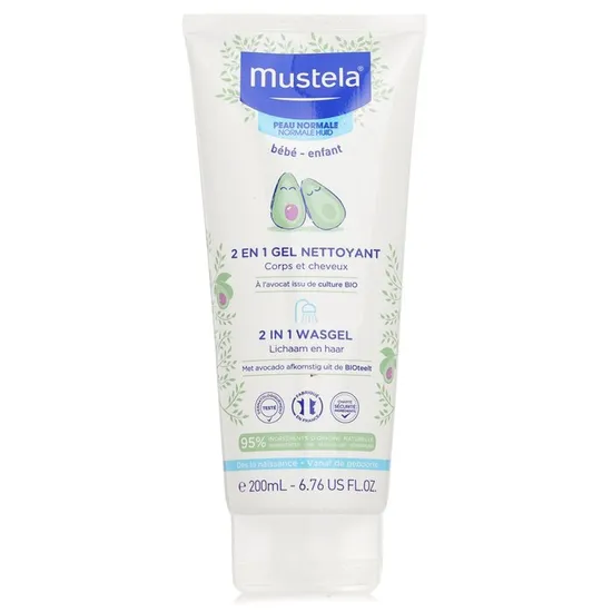Mustela 2 In 1 Body & Hair Cleansing Gel For Normal Skin
