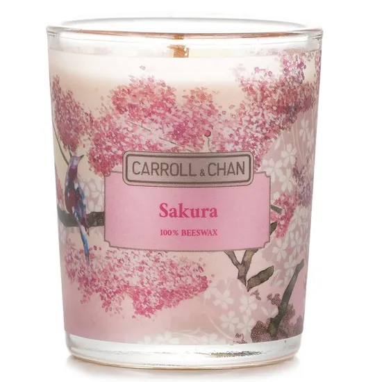 Carroll & Chan 100% Beeswax Votive Candle Sakura
