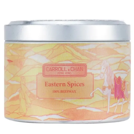 Carroll & Chan 100% Beeswax Tin Candle Eastern Spices