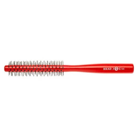 Head Jog Red Wooden Brush