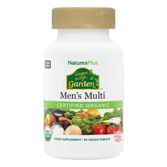 Nature's Plus Source Of Life Garden Organic Mens Multi Tablets