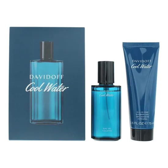 Davidoff Cool Water Eau De Toilette 40ml + Shower Gel 75ml Gift Set