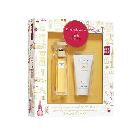 Elizabeth Arden 5th Avenue Eau De Parfum 30ml + Body Lotion 50ml Gift Set