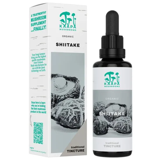 Kaapa Mushrooms Shiitake Mushroom Organic Extract Tincture 50ml - 2 Pack - Image 3