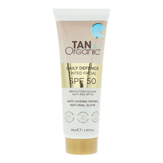 TanOrganic SPF 50 Daily Defence Facial Sunscreen