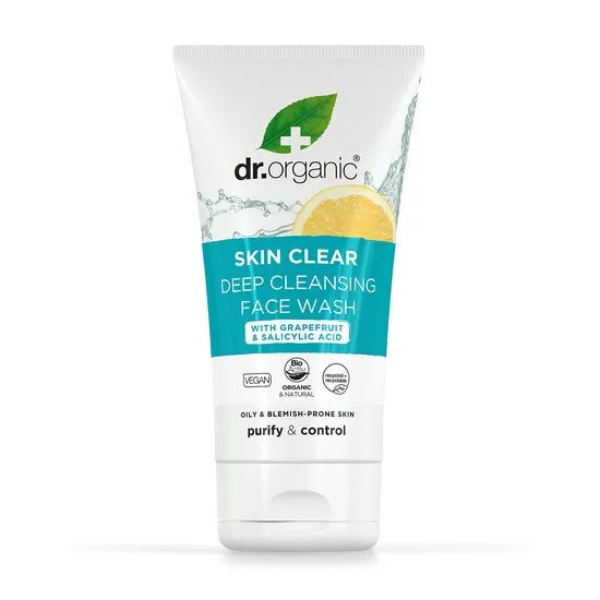 Dr. Organic Skin Clear Organic Tea Tree Deep Pore Cleansing Face Wash
