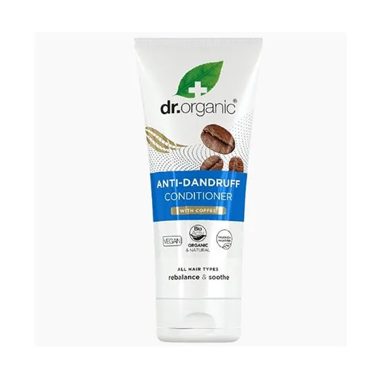 Dr Organic Coffee Anti-Dandruff Conditioner, Healthy Scalp, Mens, Womens, Natura - Image 4