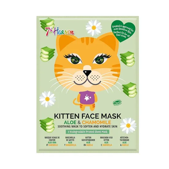 Montagne Jeunesse 7th Heaven Aloe & Chamomile Kitten Face Mask