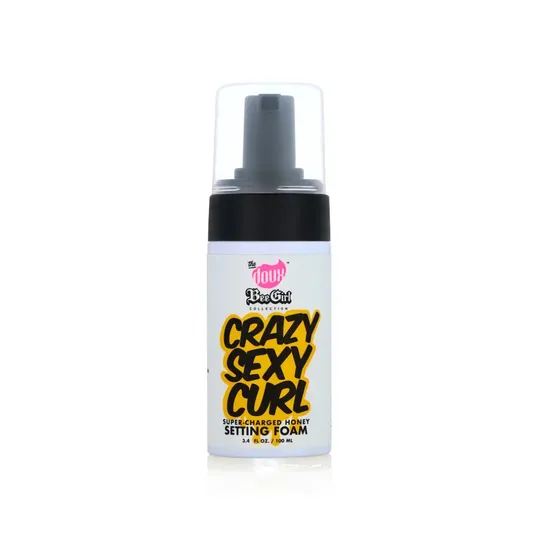 The Doux Bee Girl Crazy Sexy Curl Super Charged Honey All In 1 Setting Foam