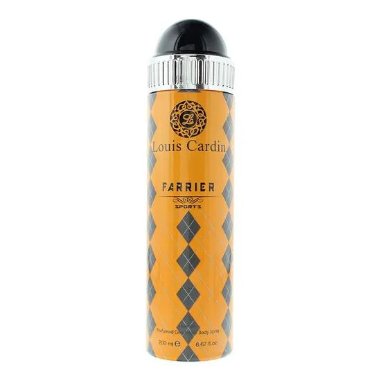 Louis Cardin Farrier Sports Deodorant Spray 200ml in Beige - Image 5