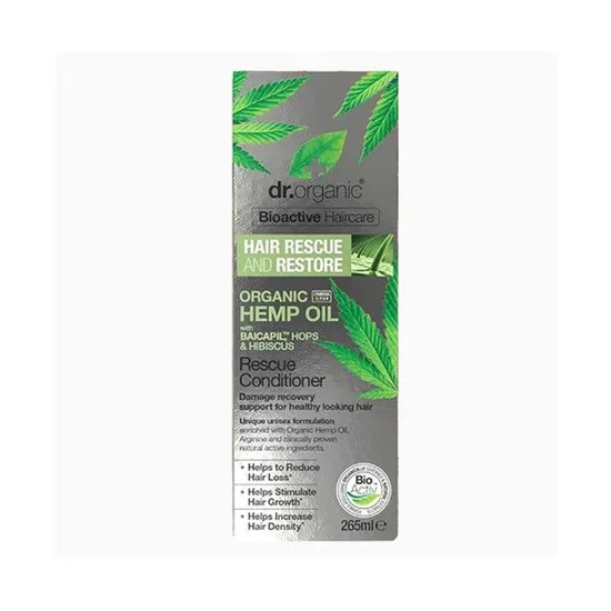 Dr. Organic Bioactive Hair Care Organic Hemp Oil Rescue Conditioner