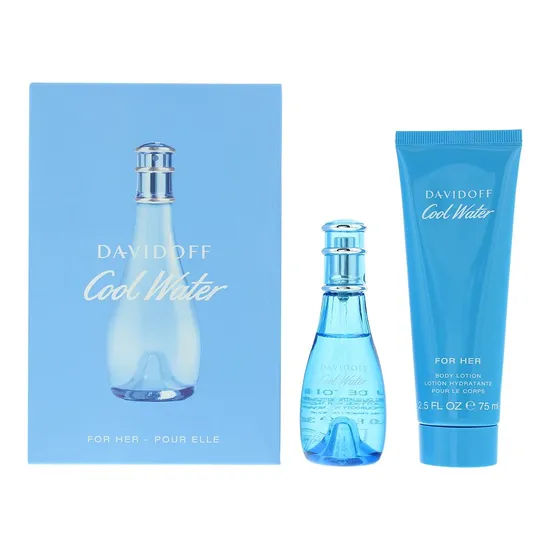 Davidoff Cool Water For Her Eau De Toilette Gift Set