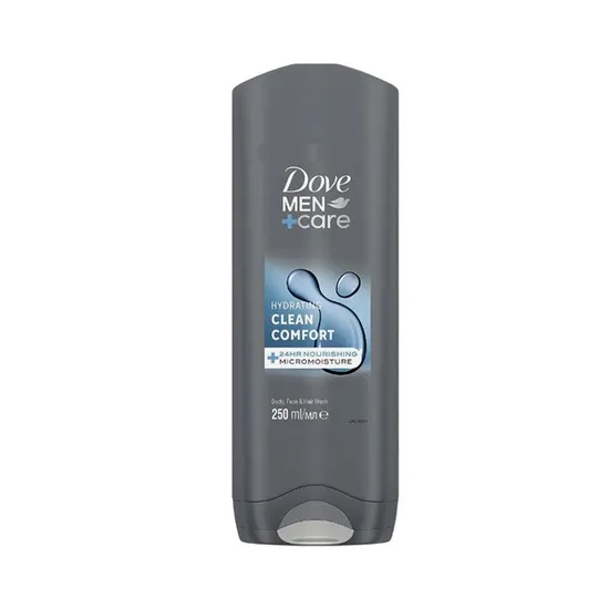 Dove Men+Care Hydrating Clean Comfort Hair, Face and Body Wash 250 ml - Image 7