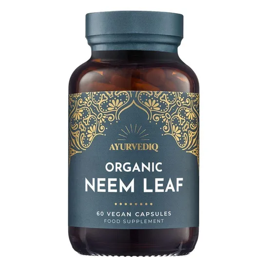Ayurvediq Organic Neem Leaf 60 Vegan Capsules - Image 2