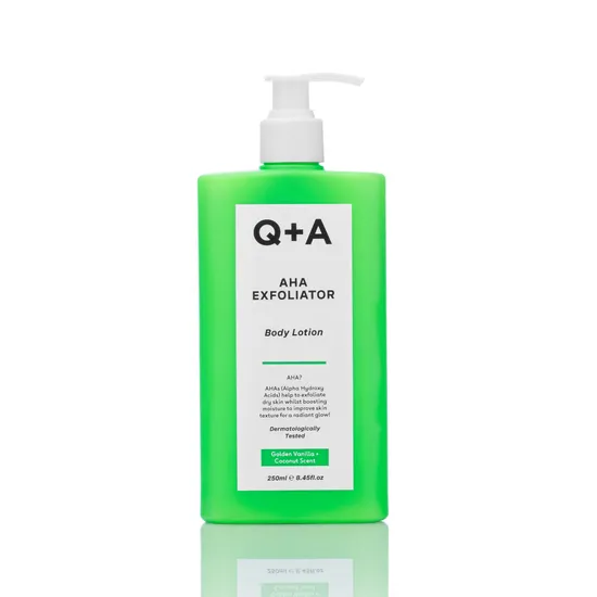Q+A AHA Exfoliator Body Lotion