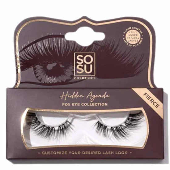 Sosu Cosmetics Hidden Agenda Fox Eye False Lashes Fierce - Image 3