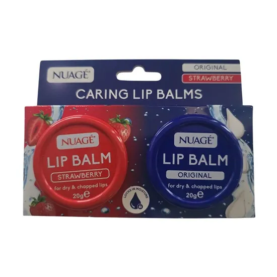 Nuage Twin Pack Caring Lip Balms