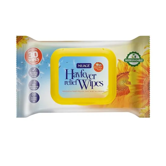 Nuage Hayfever Relief Wipes